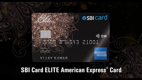 sbi elite contactless card|american express sbi card elite.